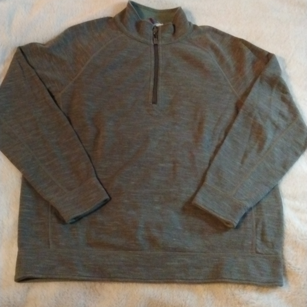 Tommy Bahama 3/4 zip reversible sweater